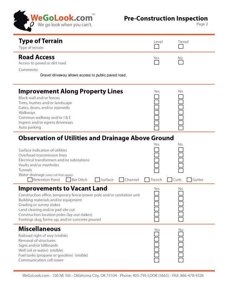 construction report form form roads