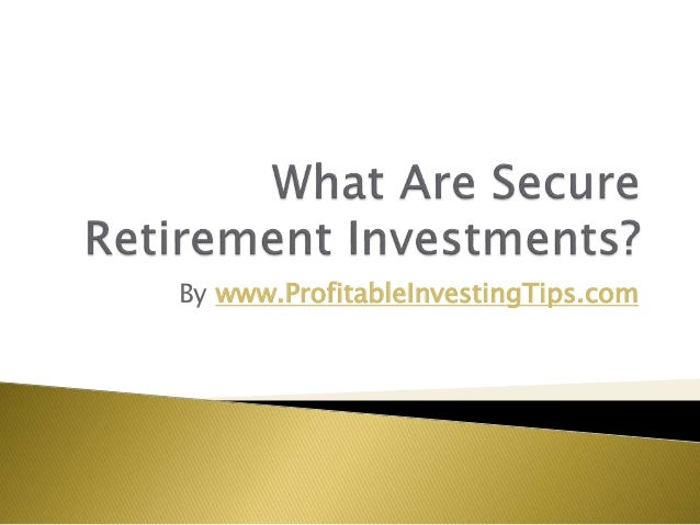 Best options for retirement investing