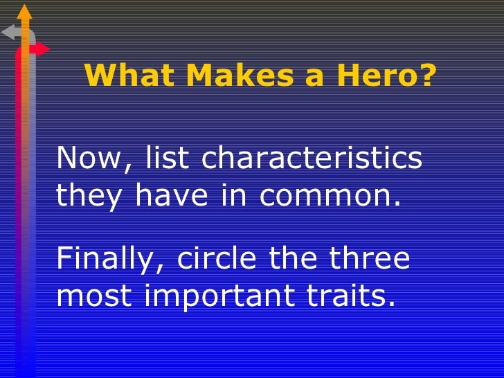 Definition Of A Hero Essay