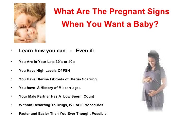 Signs When You Are Pregnant 20