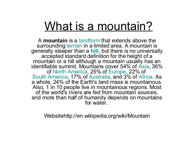 what is a what is a mountain what is a what is a mountain