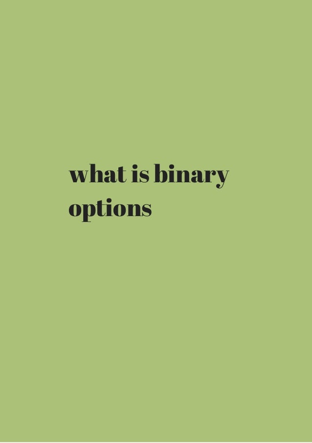 binary options lessons