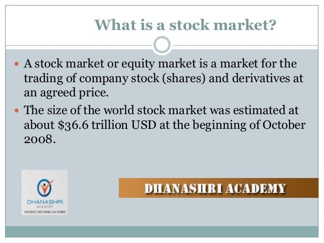 stock market investment basics india