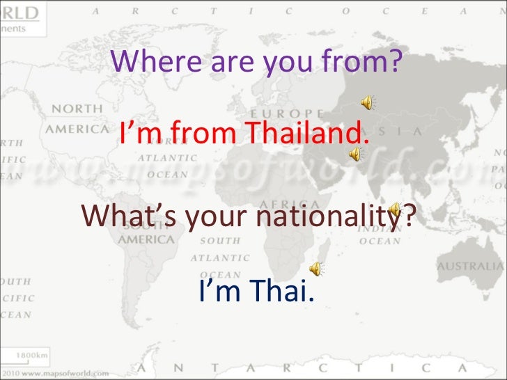 What’s your nationality?