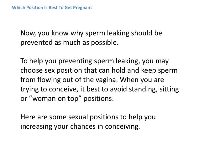 Best Sexual Position For Conception 5