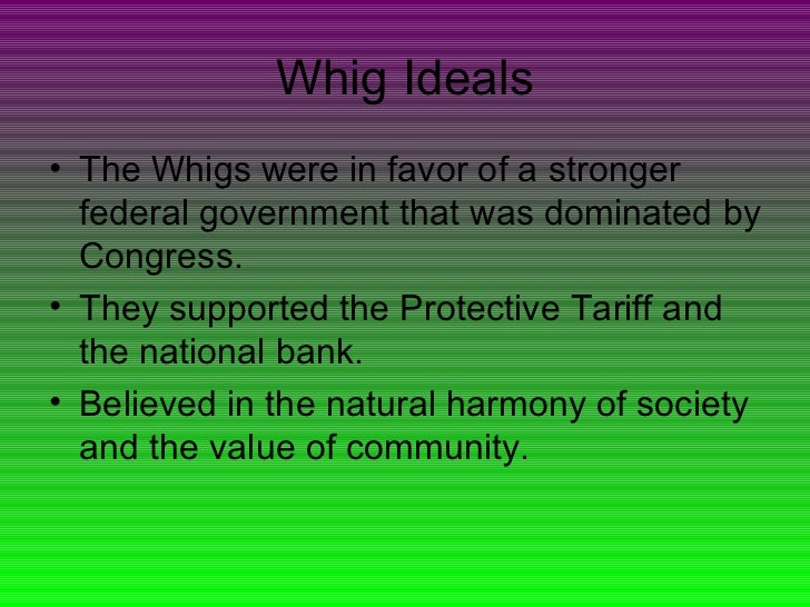 whigs vs democrats democrats vs whigs