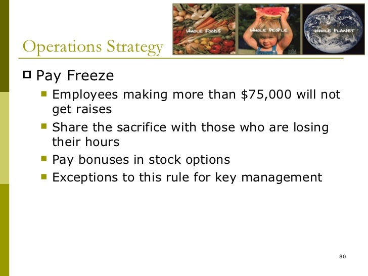 Whole foods stock options employees