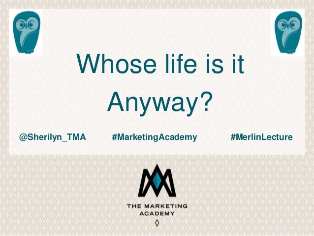 Whose life is it anyway essay