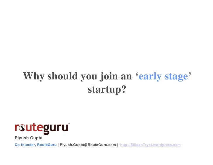 Early stage startup stock options