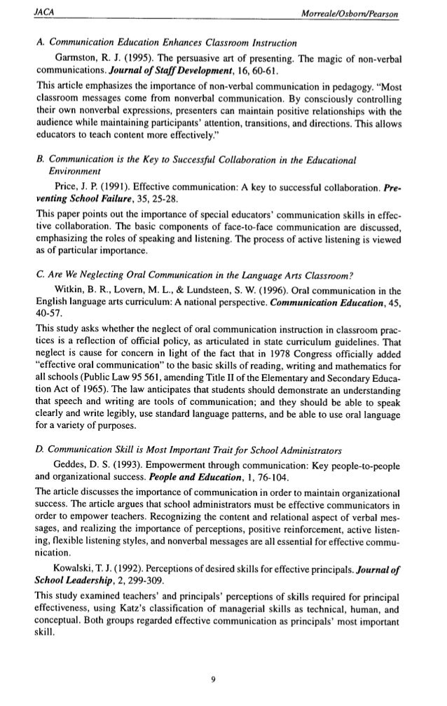 Nonverbal communication essay