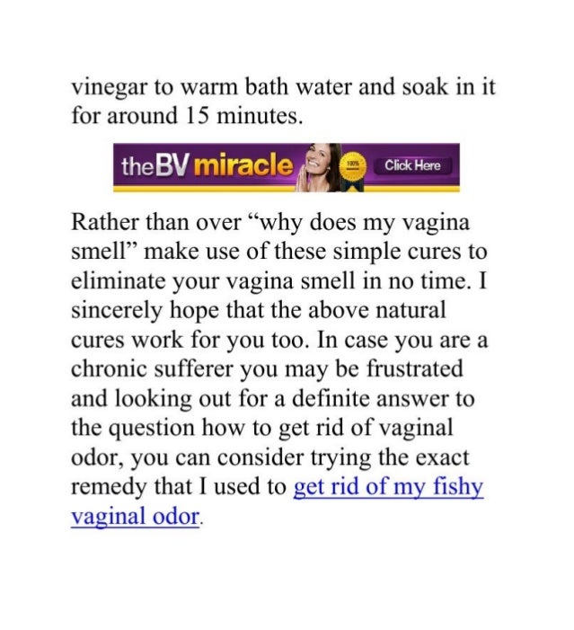 Why Does My Vagina Smell 105