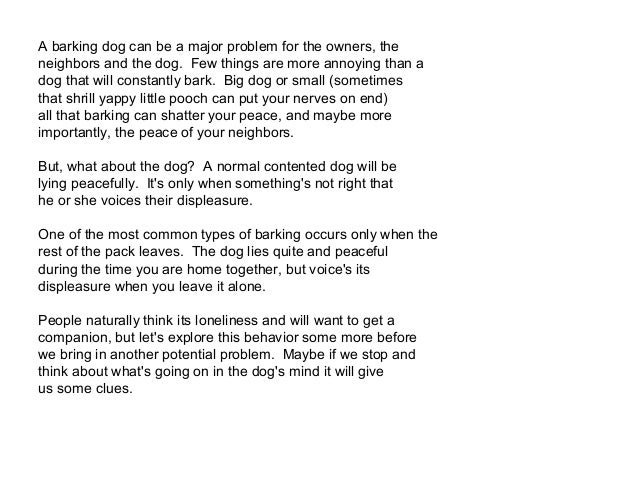 how to not to bark when left alone why dogs bark when left alone how to not to bark when left alone why dogs bark when left alone