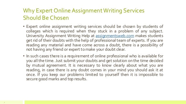 Expert writer online