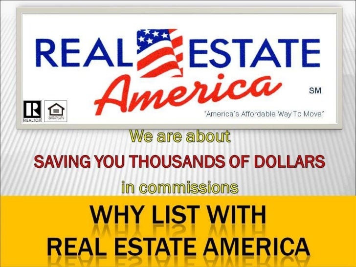 Why List With Real Estate America