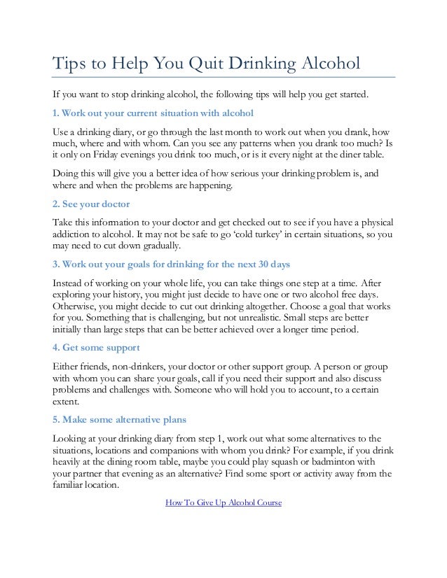 Why Quit Drinking Alcohol - Stop Drinking Now