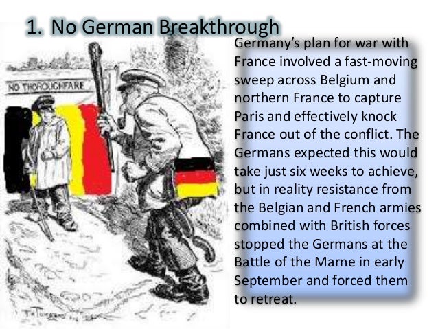why was there stalemate on the western front stalemate on the western front