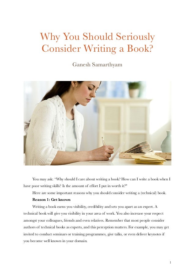 should i write a book should i write a book