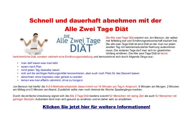 abnehmen nur wie