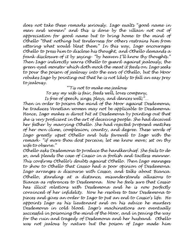 speech on jealousy in othello essay speech on jealousy in othello essay
