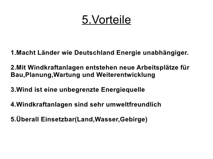 Vor Und Nachteile Der Windkraftanlagen Windkraftanlage.
