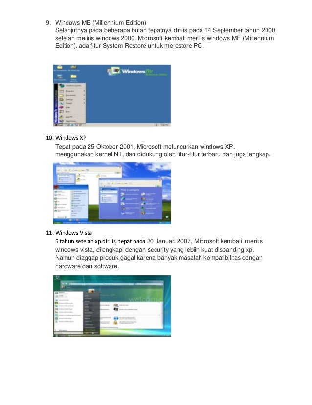 Windows Dari Masa Ke Masa Andre Liands Tech