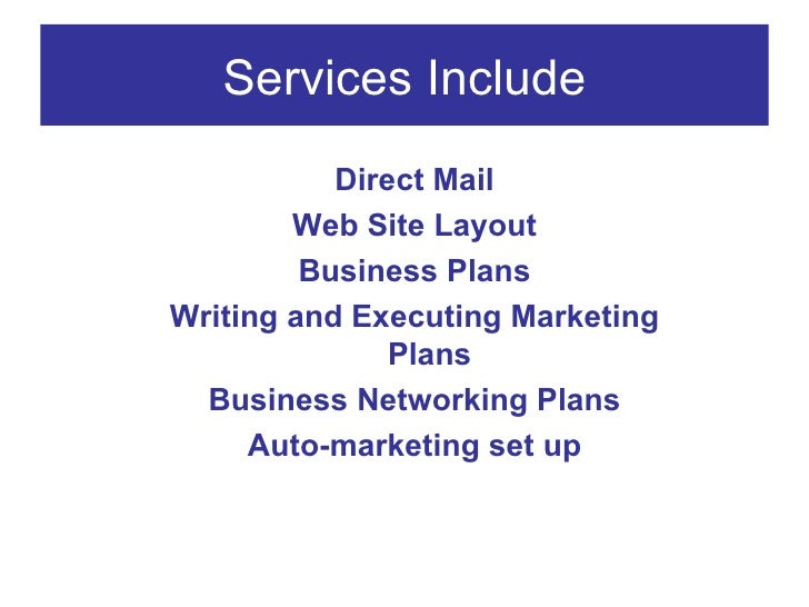 What Do You Include In A Business Plan