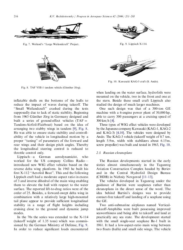 Wing in ground effect vehicles