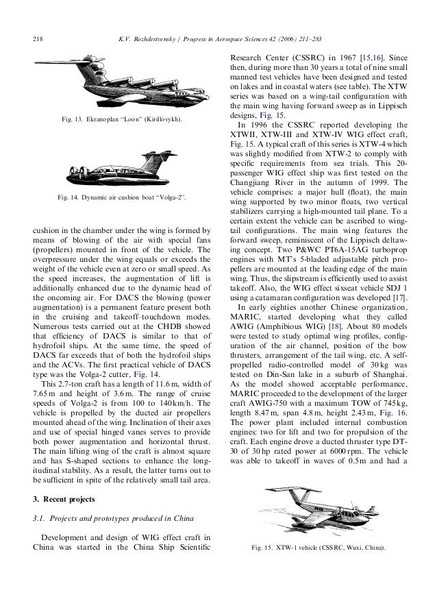 Wing in ground effect vehicles