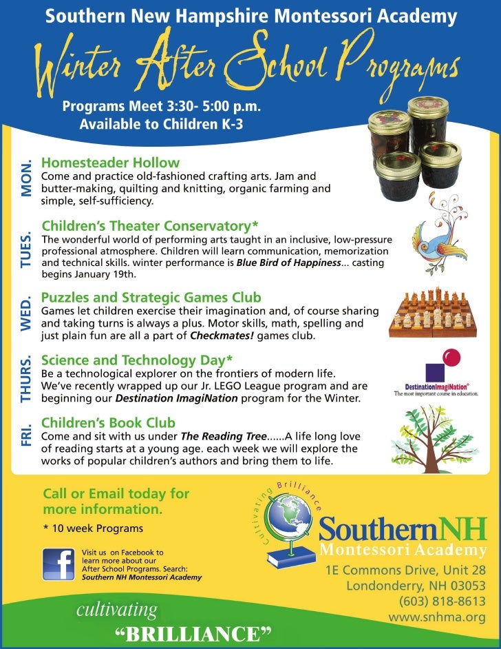 winter afterschool flyer after school tutoring flyer