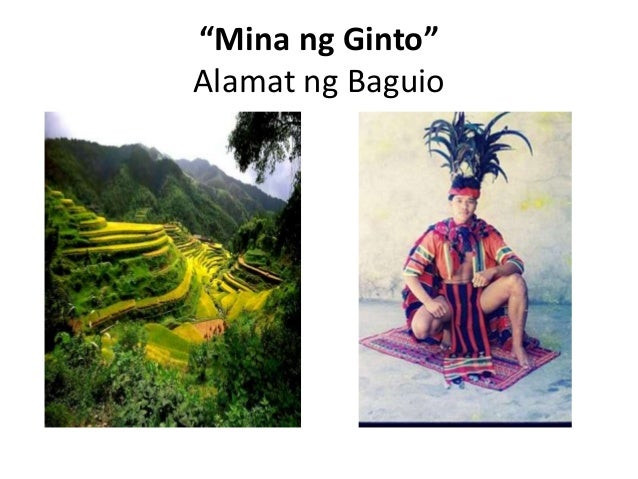 "MINA NG GINTO" Alamat ng Baguio