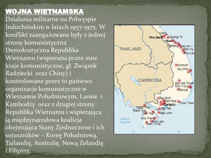 Wojna W Wietnamie Przyczyny Przebieg Skutki Wojna Wietnamska