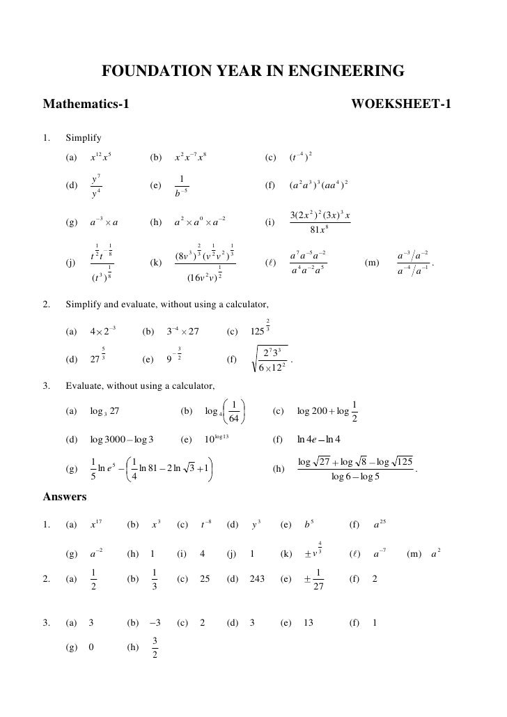 Printables. Log Properties Worksheet. Mywcct Thousands of Printable Activities