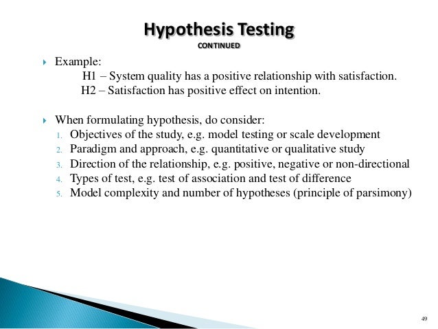 How to write a hypothesis   the research paper question