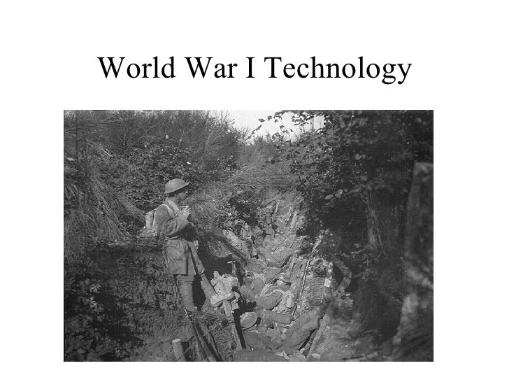 Technology of world war one