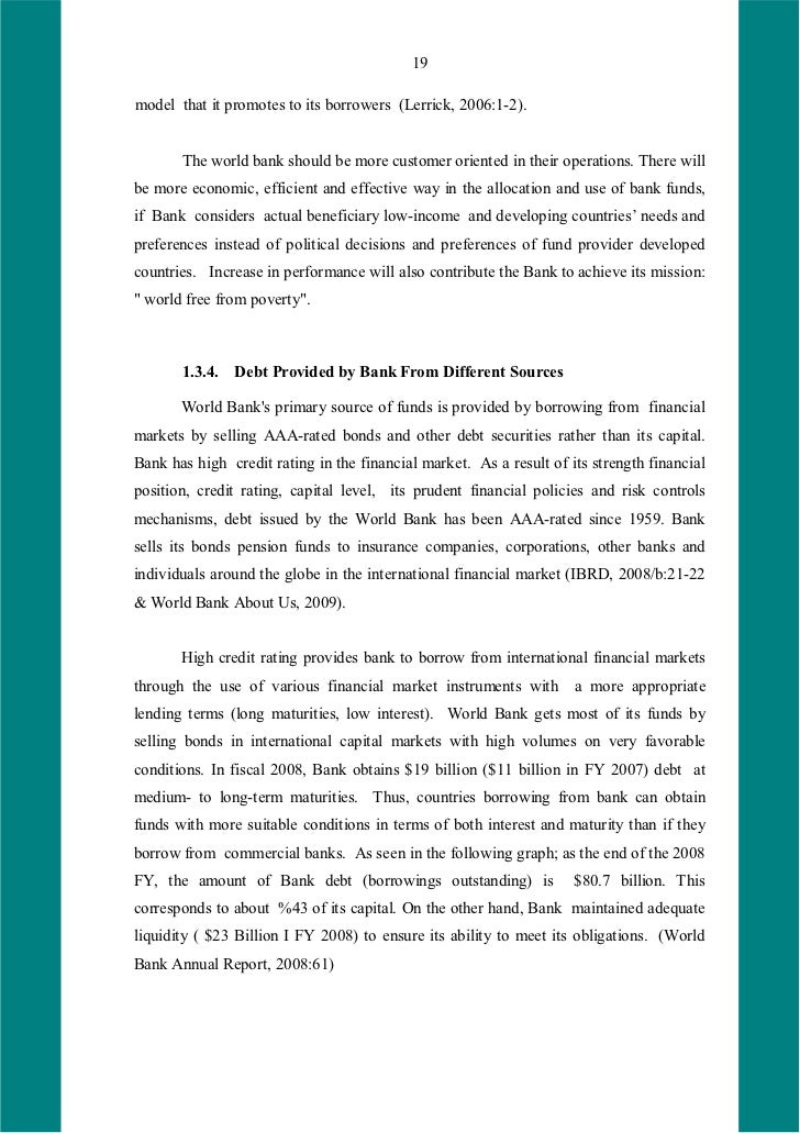 thesis on bank performance thesis on bank performance