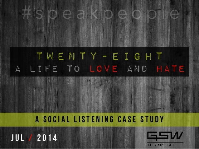 case study social listening
