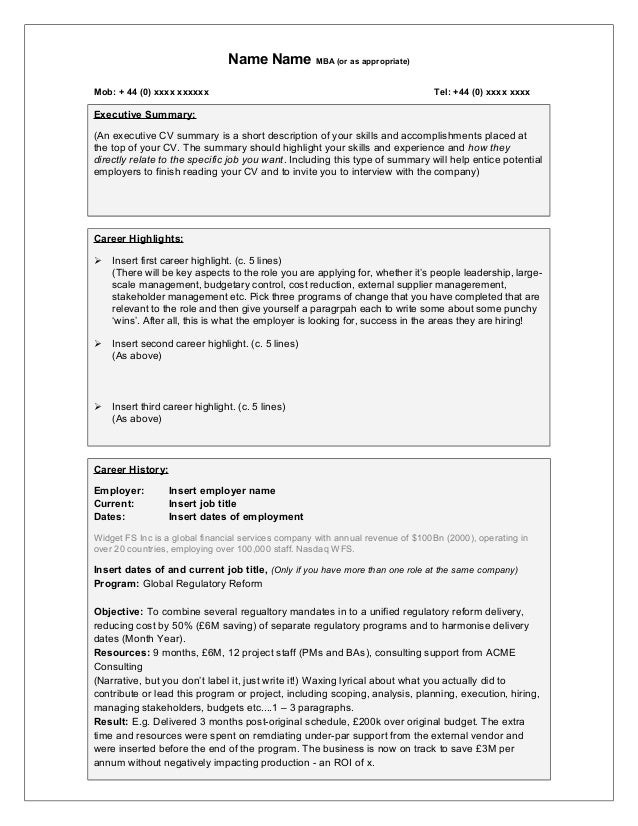free template for the world u0026 39 s best change management cv  probably