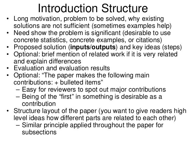 Introductory Paragraph Research Paper