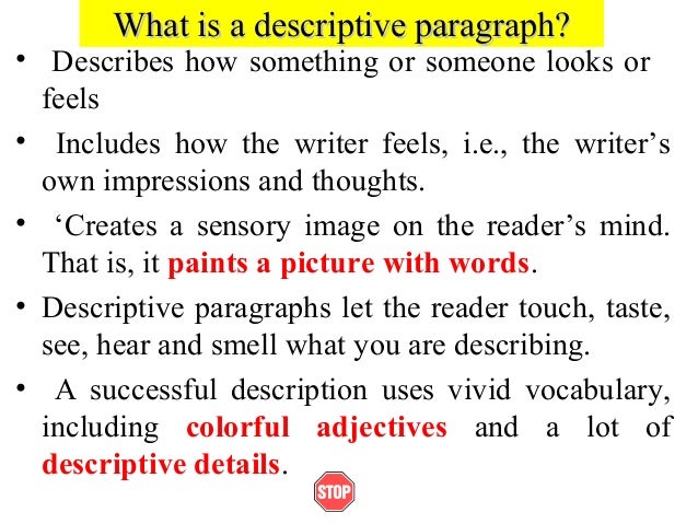 Short descriptive essay - Can You ?