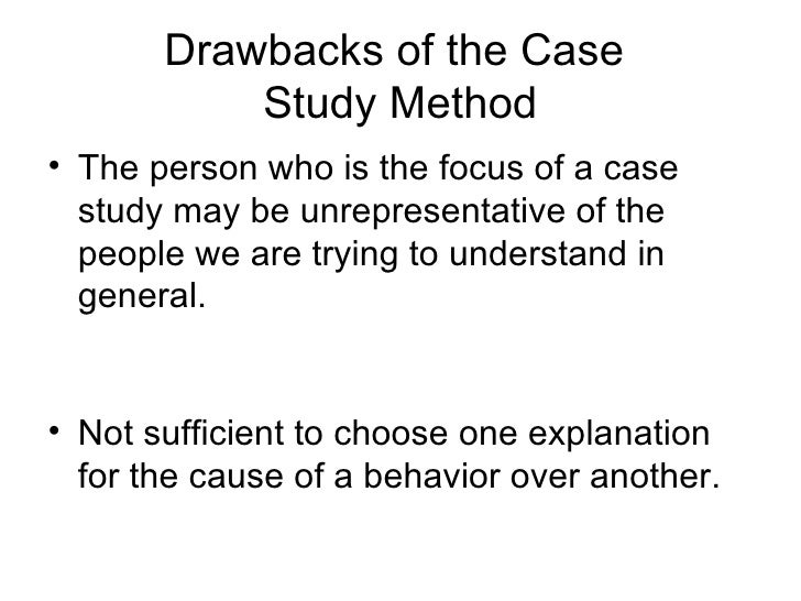 Case study of a person