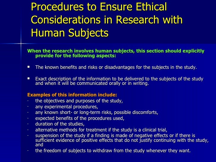 Ethical consideration action research paper