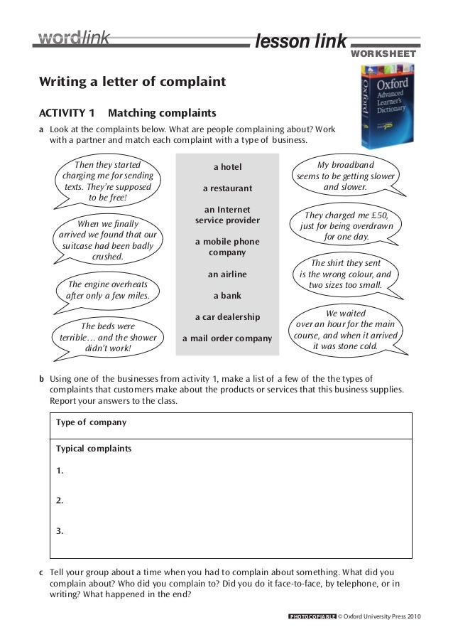 letter of complaint essay letter of complaint essay