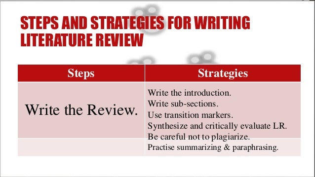 How To Write A Conclusion For A Literature Review