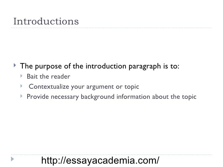 The Five-Paragraph Essay: for Writing the Basic Academic Essay