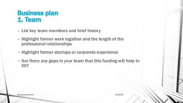 Help Writing A Business Plan For Free