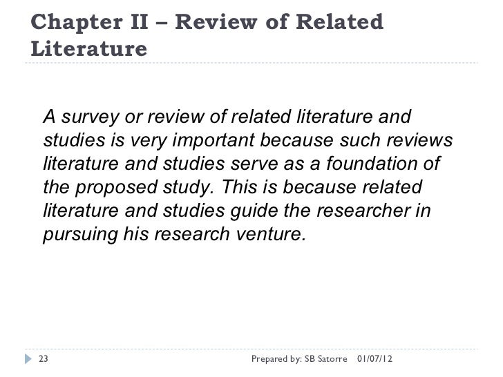 dissertation review of related literature What is a review of literature the format of a review of literature may vary from discipline to discipline and from assignment to assignment a review may be a self-contained unit -- an end in itself -- or a preface to and rationale for engaging in primary research a review is a required part of. dissertation review of related literature What is a review of literature the format of a review of literature may vary from discipline to discipline and from assignment to assignment a review may be a self-contained unit -- an end in itself -- or a preface to and rationale for engaging in primary research a review is a required part of.
