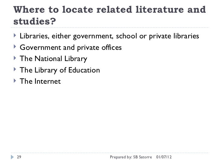 Review of related literature and studies of library system