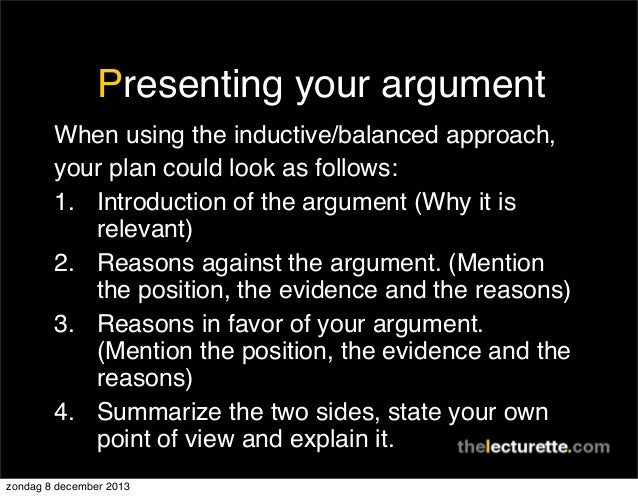 presenting an argument in an essay presenting an argument in an essay