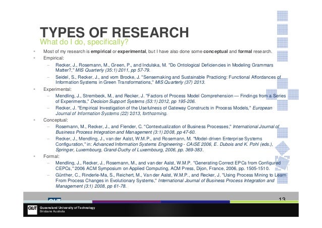 Scientific topics for research papers