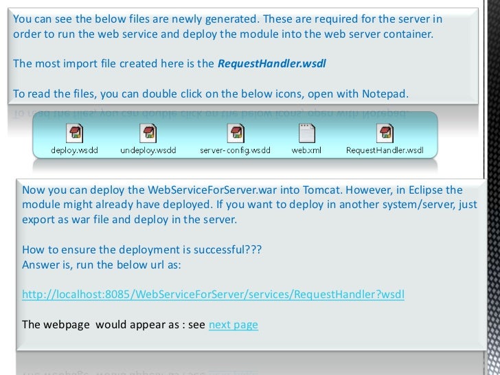 Writing service in java